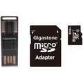 Gigastone Prime Series 64GB microSD Card 4-in-1 Kit GS-4IN1600X64GB-R